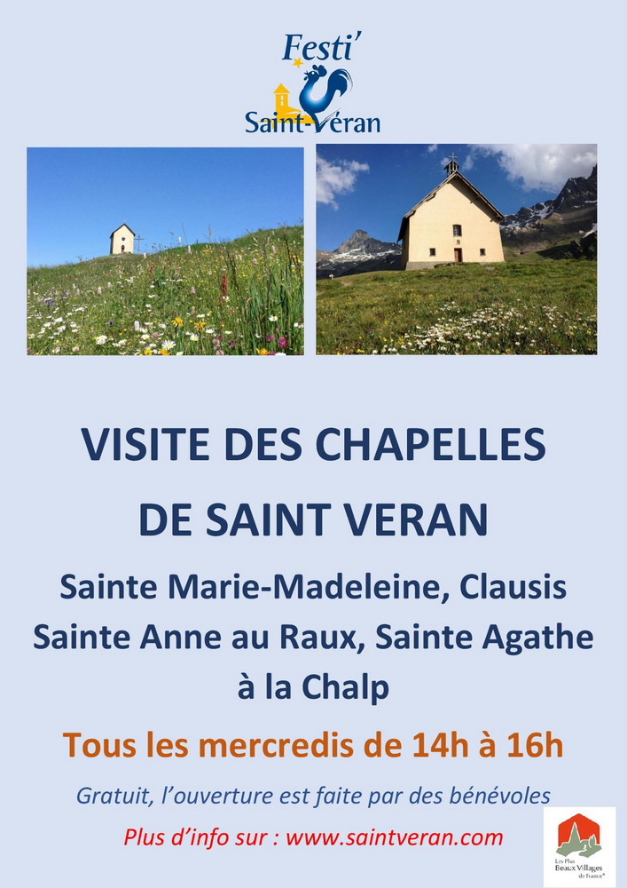 Affiche visite chapelles